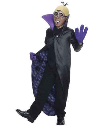 DISFRAZ DE DRACULA MINION PARA NIÑO
