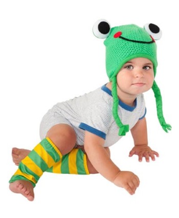DISFRAZ SET RANA PARA BEBE