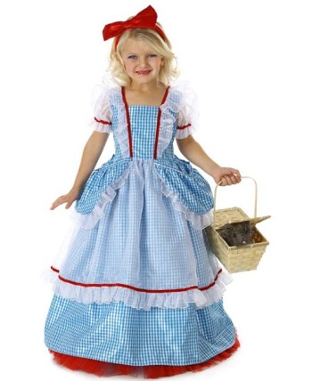 DISFRAZ DE DOROTHY CUADROS PARA NIÑA