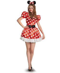 DISFRAZ DE MINNIE ROJO TOPOS BLANCOS