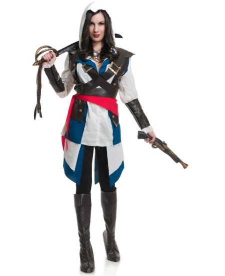 ▷ DISFRAZ DE ASSASSIN PIRATESA MUJER