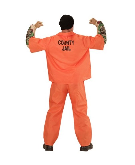 DISFRAZ DE CONVICTO TATUADO PARA HOMBRE