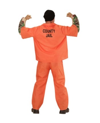 DISFRAZ DE CONVICTO TATUADO PARA HOMBRE