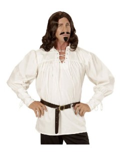 CAMISA DE MOSQUETERO CREMA PARA HOMBRE 2