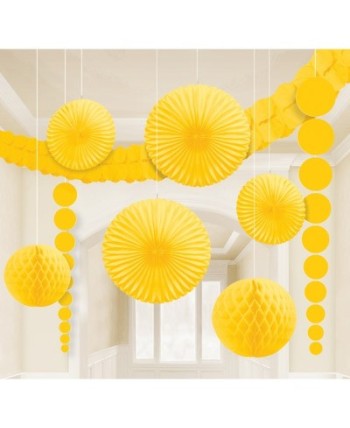 KIT DECORACION DAMASCK AMARILLO