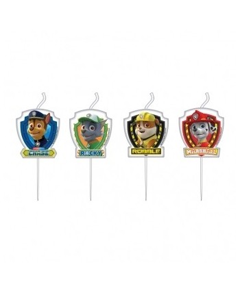 VELAS PATRULLA CANINA SET 4 VELAS 
