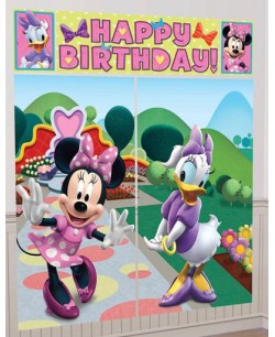 DECO PARED MINNIE HAPPY BIRTHDAY
