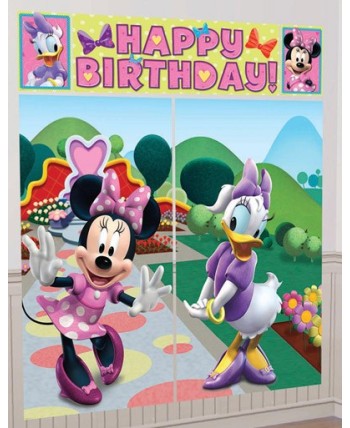 DECO PARED MINNIE HAPPY BIRTHDAY