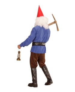 DISFRAZ DE ENANITO BLANCANIEVES AZUL  2