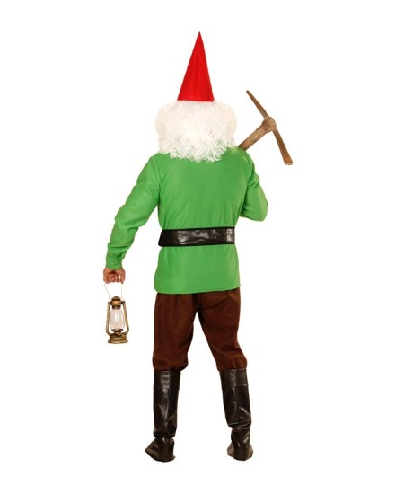 DISFRAZ DE ENANITO BLANCANIEVES VERDE PARA HOMBRE