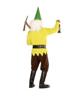 DISFRAZ DE ENANITO BLANCANIEVES AMARILLO PARA HOMBRE 2