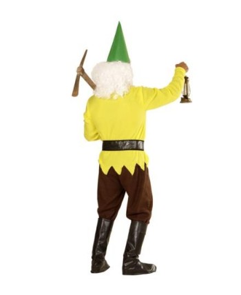 DISFRAZ DE ENANITO BLANCANIEVES AMARILLO