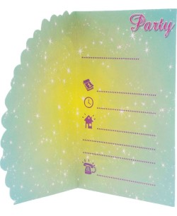 INVITACIONES CAMPANILLA FAIRIES 6 UNIDADES C/SOBRE 2