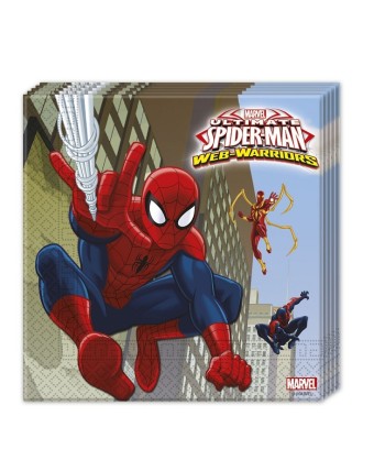 SERVILLETAS SPIDERMAN ULTIMATE 20 UNIDADES