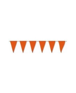 BANDERIN NARANJA PLASTICO 5 METROS