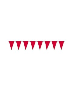 BANDERIN ROJO PLASTICO 5 METROS