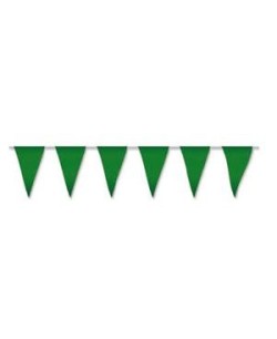 BANDERIN VERDE PLASTICO 5 METROS
