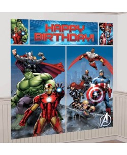 DECO PARED AVENGERS HAPPY BIRTHDAY