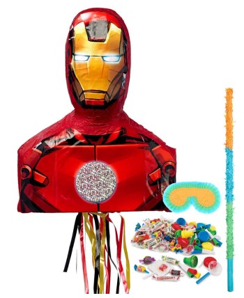 KIT PIÑATA MEJICANA IRON MAN