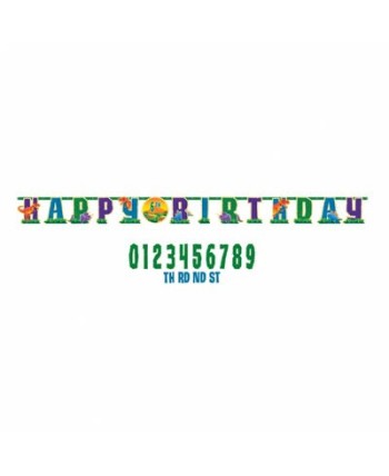 GUIRNALDA PERSONALIZABLE DINOSAURIOS HAPPY BIRTHDAY