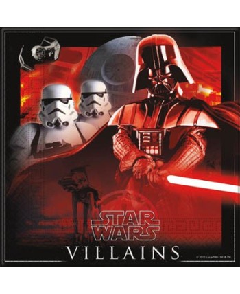 SERVILLETAS STAR WARS VILLANOS CLASSIC