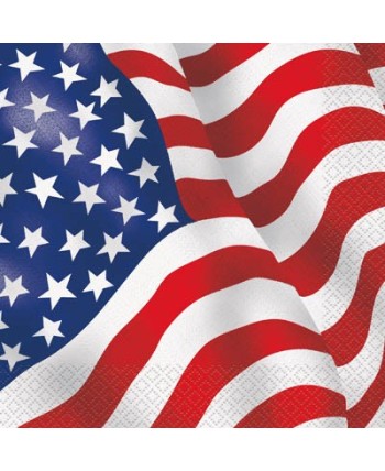 SERVILETAS USA 16 UNIDADES