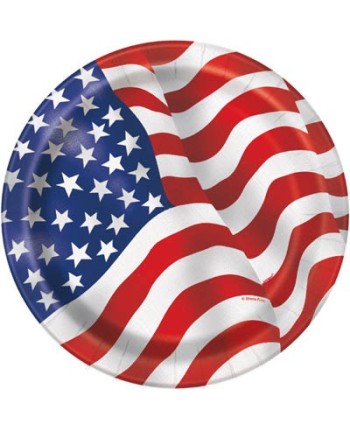 PLATOS PEQUEÑOS USA 8 UNIDADES