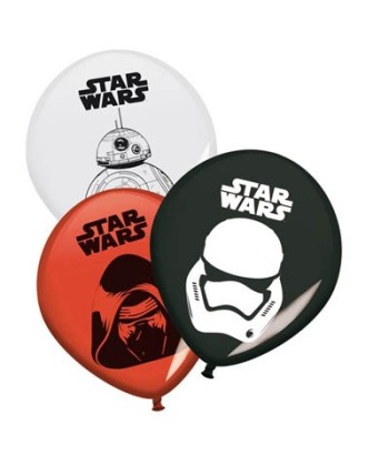 GLOBOS STAR WARS 8 UNIDADES EPISODIO VII