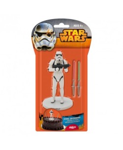 KIT FIGURA STAR WARS STORMTROOPER CON ESPADAS LASER