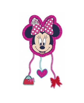 Pinata Minnie Rosa Mediana para Cumpleanos | La Casa de las Fiestas