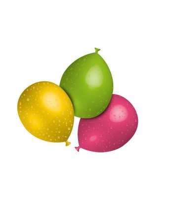 BOLSA 100 GLOBOS AGUA