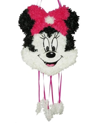 Pinata de Seda Minnie para Cumpleanos | La Casa de las Fiestas