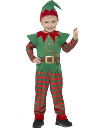 Disfraz de elfo navideño niño