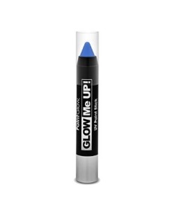 BARRA MAQUILLAJE AZUL GLOW IN THE DARK/UV
