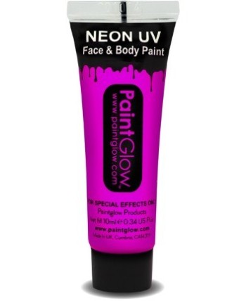 MAQUILLAJE NEON ULTRAVIOLETA FUCSIA
