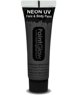 MAQUILLAJE NEON ULTRAVIOLETA NEGRO