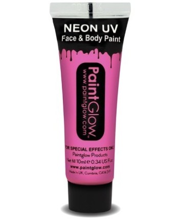 MAQUILLAJE NEON ULTRAVIOLETA ROSA BABY