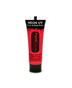MAQUILLAJE NEON ULTRAVIOLETA NARANJA