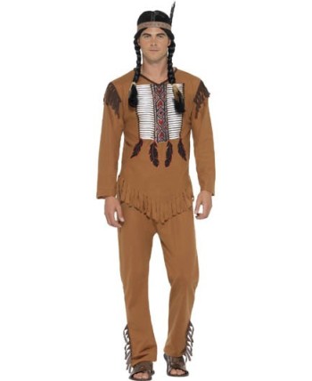 DISFRAZ DE INDIO AMERICANO GUERRERO