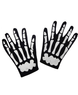 GUANTES DE ESQUELETO ADULTO