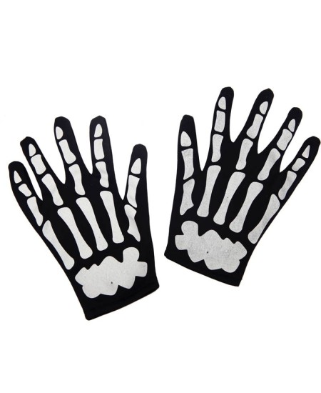 GUANTES DE ESQUELETO ADULTO