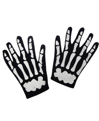 GUANTES DE ESQUELETO ADULTO