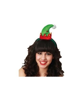 DIADEMA GORRO ELFO CON CASCABELES 