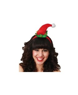 DIADEMA GORRO ELFO CON CASCABELES  2