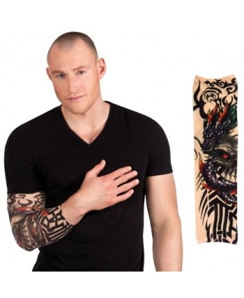 MANGUITO EFECTO TATUAJE CALAVERAS Y TRIVALES