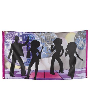 CARTEL POLIESTER AÑOS 70 DISCO