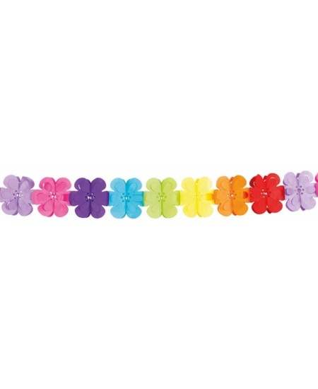 ▷ GUIRNALDA FLORES HIPPIE FLOWER POWER COLORES