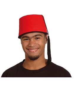 SOMBRERO MORO FEZ ROJO