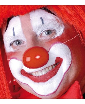 SET 6 NARICES DE PAYASO PLASTICO CON GOMA