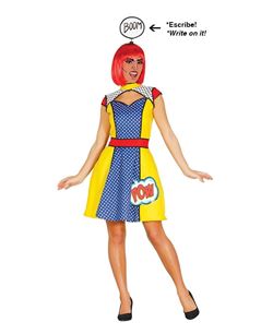 DISFRAZ DE POP ART CHICA 